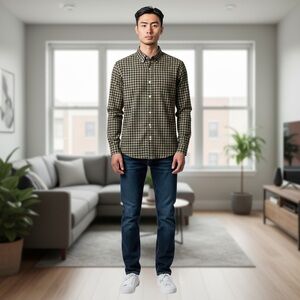 J CREW Button Down Shirt. Size Medium